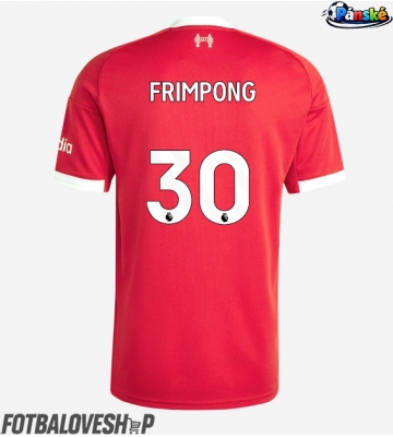 Liverpool Jeremie Frimpong #30 Domácí Dres 2025-26 Krátký Rukáv